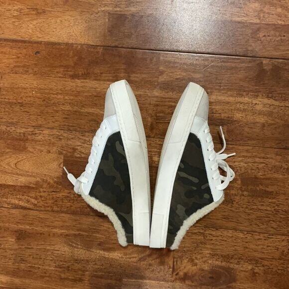 Steve Madden Rae Leather Camo Sneakers - Picture 2 of 5